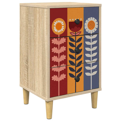 Bedside Cabinet ESSEN Sonoma Oak 36 x 33 x 60 cm
