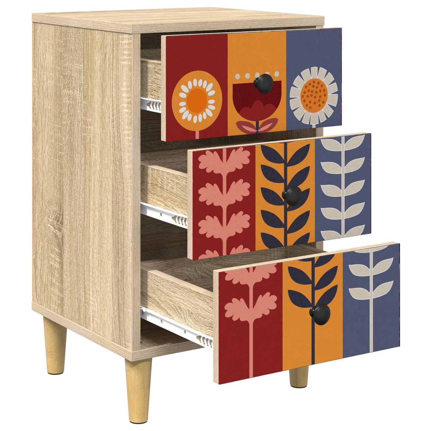 Bedside Cabinet ESSEN Sonoma Oak 36 x 33 x 60 cm