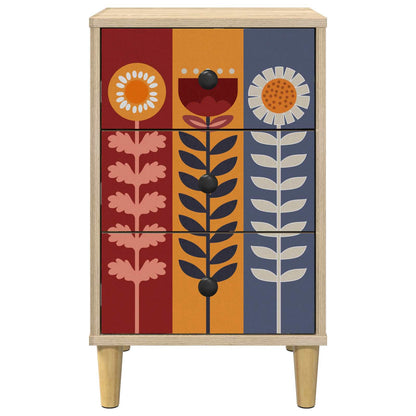 Bedside Cabinet ESSEN Sonoma Oak 36 x 33 x 60 cm