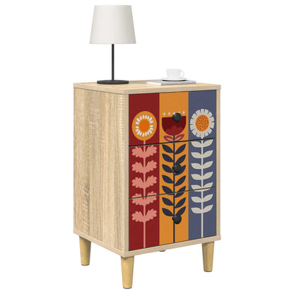 Bedside Cabinet ESSEN Sonoma Oak 36 x 33 x 60 cm