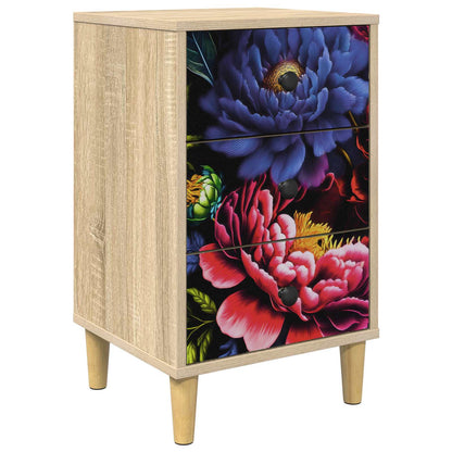 Bedside Cabinet KIEL Sonoma Oak 36 x 33 x 60 cm Engineered Wood