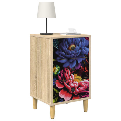 Bedside Cabinet KIEL Sonoma Oak 36 x 33 x 60 cm Engineered Wood