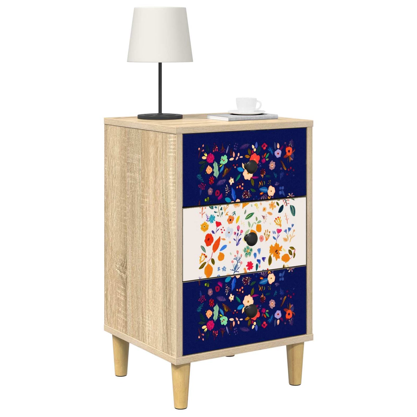 Bedside Cabinet MAINZ Sonoma Oak 36 x 33 x 60 cm