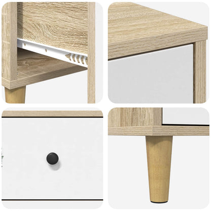 Bedside Cabinet HANAU Sonoma Oak 36 x 33 x 60 cm