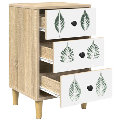 Bedside Cabinet HANAU Sonoma Oak 36 x 33 x 60 cm