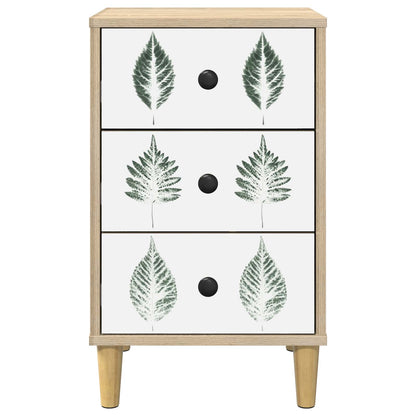 Bedside Cabinet HANAU Sonoma Oak 36 x 33 x 60 cm