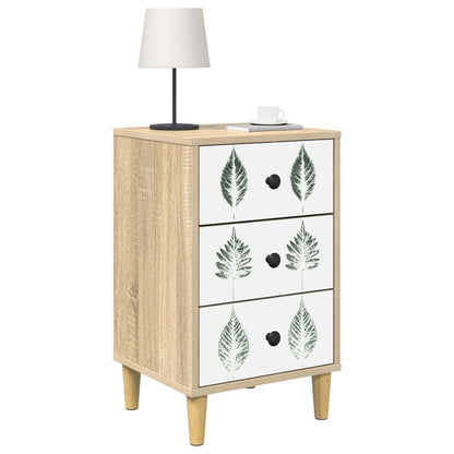 Bedside Cabinet HANAU Sonoma Oak 36 x 33 x 60 cm