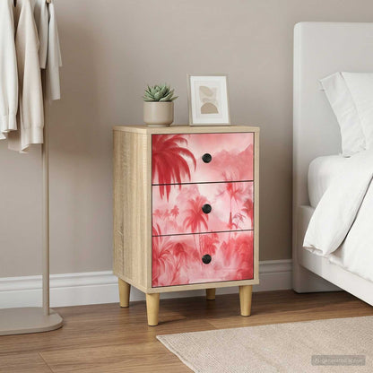 Bedside Cabinet AACHEN 2 pcs Sonoma Oak 36 x 33 x 60 cm