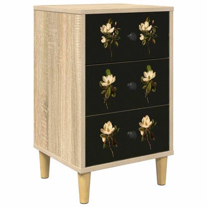 Bedside Cabinet BREMEN Sonoma Oak 36 x 33 x 60 cm