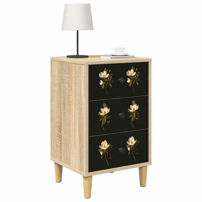 Bedside Cabinet BREMEN Sonoma Oak 36 x 33 x 60 cm