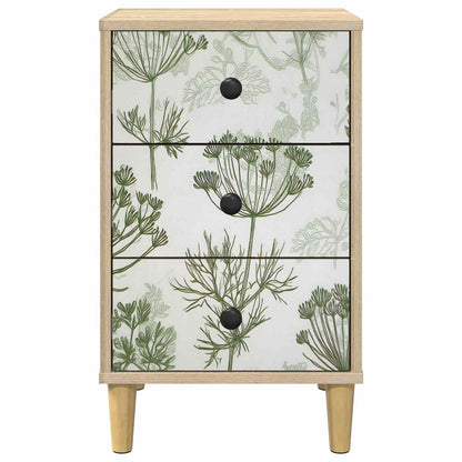 Bedside Cabinet GOTHA Sonoma Oak 36 x 33 x 60 cm