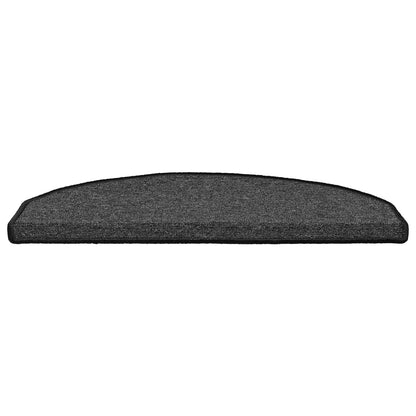 Self-adhesive Stair Mats 15 pcs Anthracite 80 x 24.5 x 3.5 cm