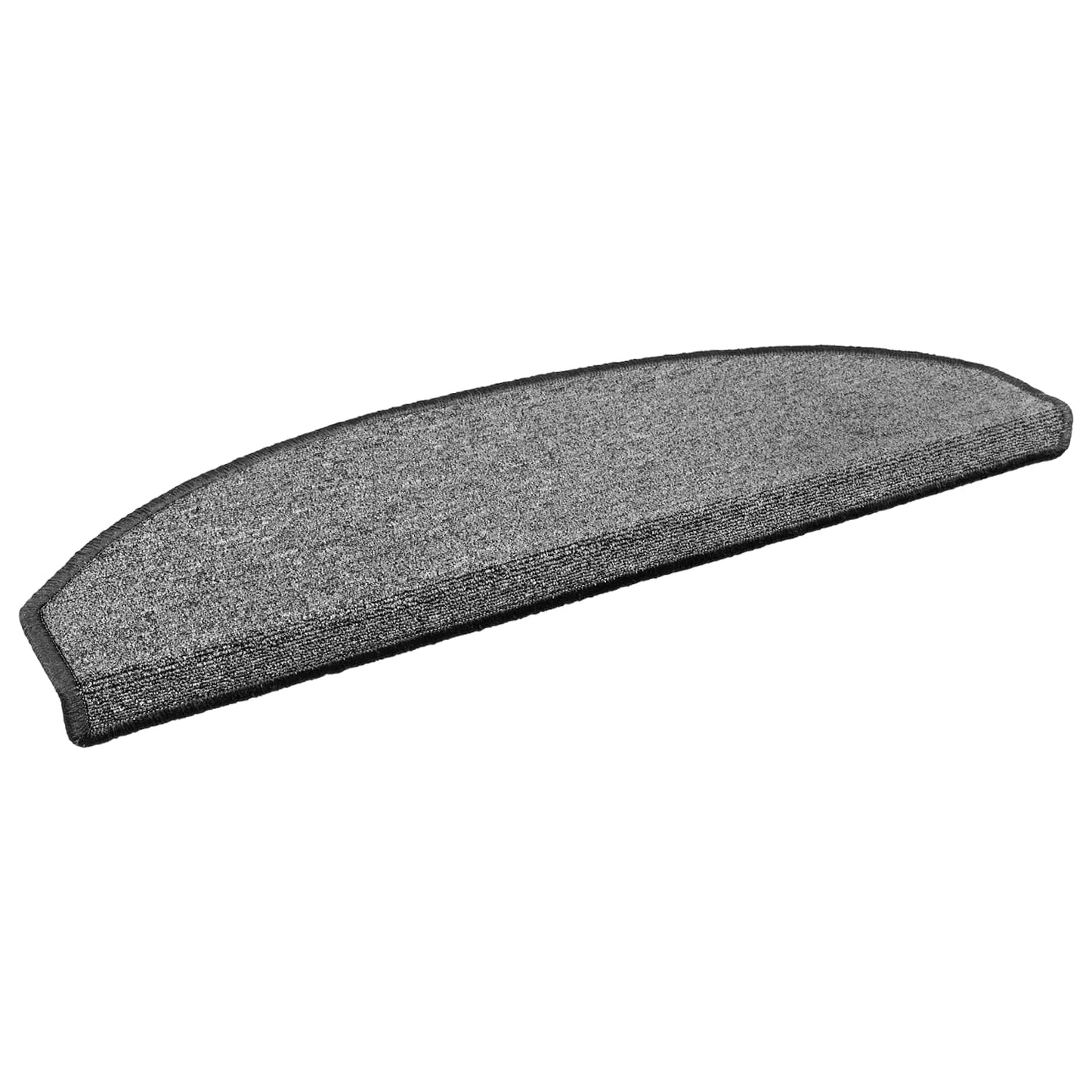 Self-adhesive Stair Mats 15 pcs Dark Grey 80 x 24.5 x 3.5 cm