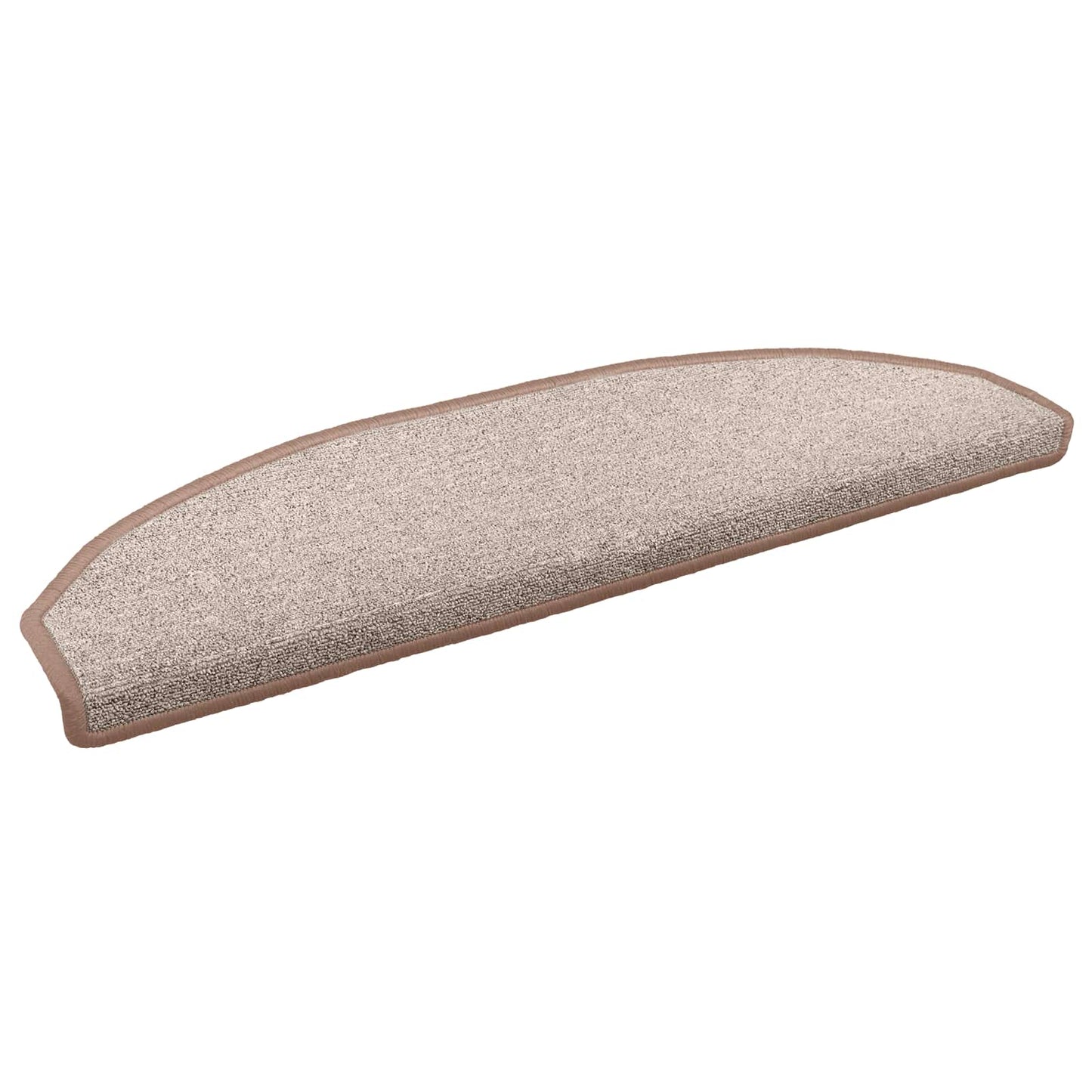 Self-adhesive Stair Mats 15 pcs Light Brown 80 x 24.5 x 3.5 cm