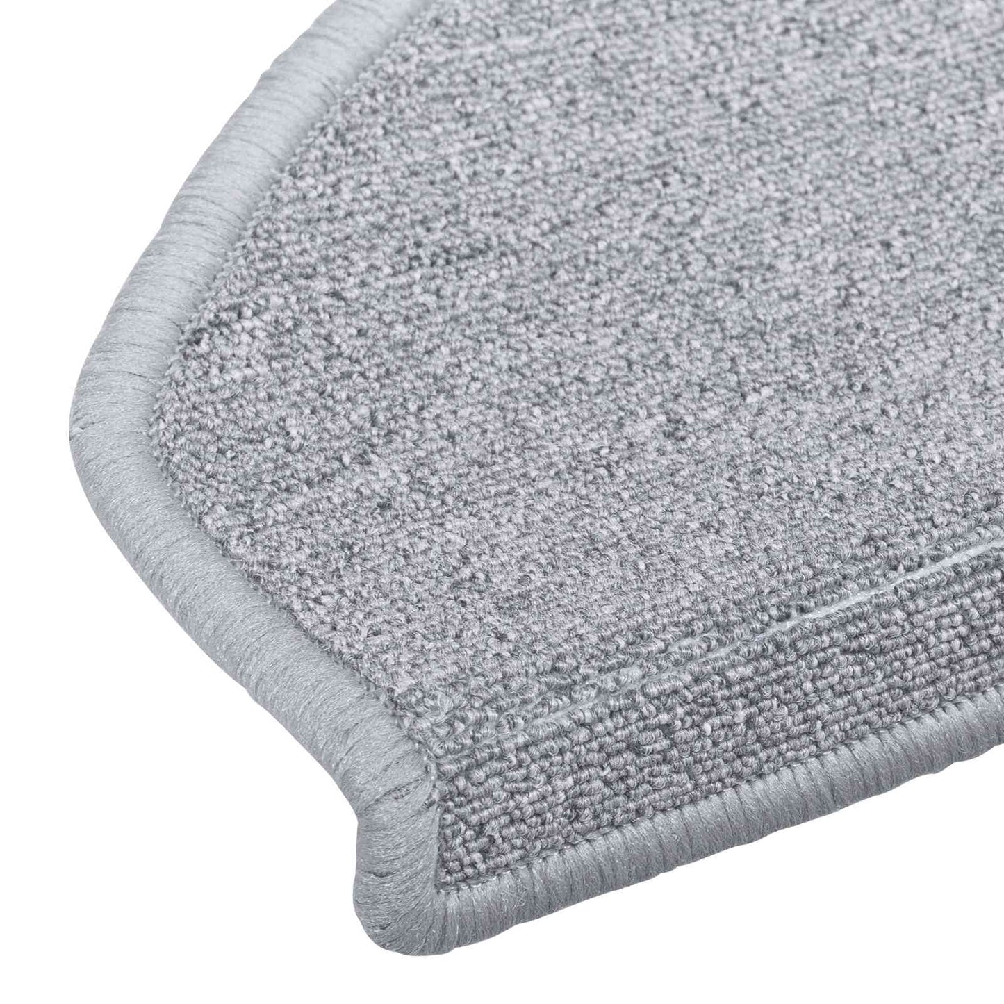 Self-adhesive Stair Mats 15 pcs Light Grey 80 x 24.5 x 3.5 cm