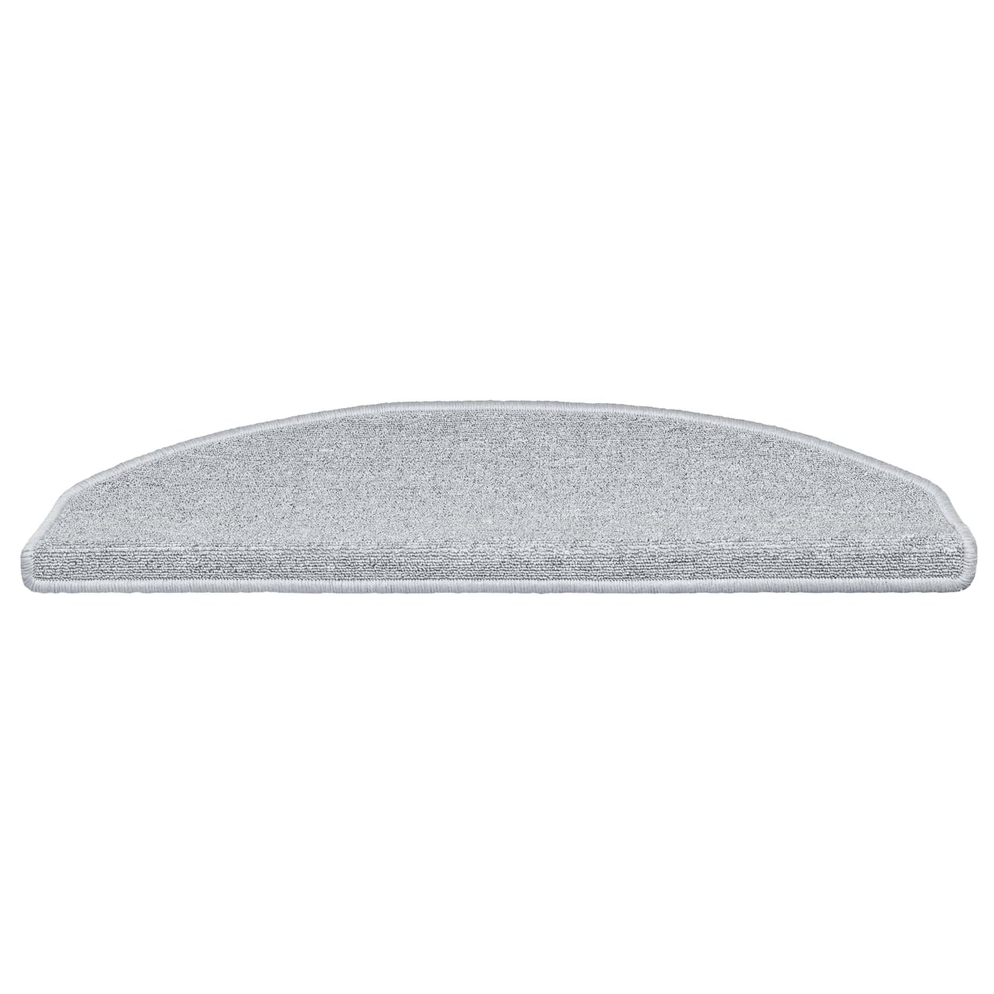Self-adhesive Stair Mats 15 pcs Light Grey 80 x 24.5 x 3.5 cm