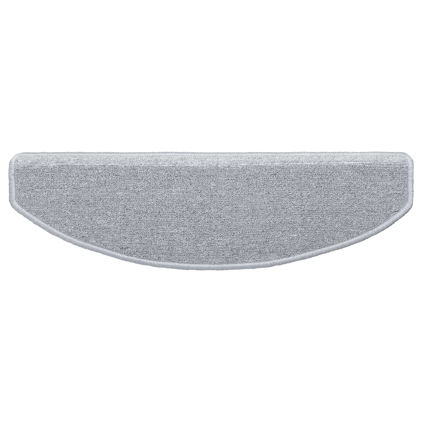 Self-adhesive Stair Mats 15 pcs Light Grey 80 x 24.5 x 3.5 cm