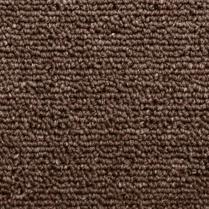 Self-adhesive Stair Mats 15 pcs Coffee Brown 80 x 24.5 x 3.5 cm