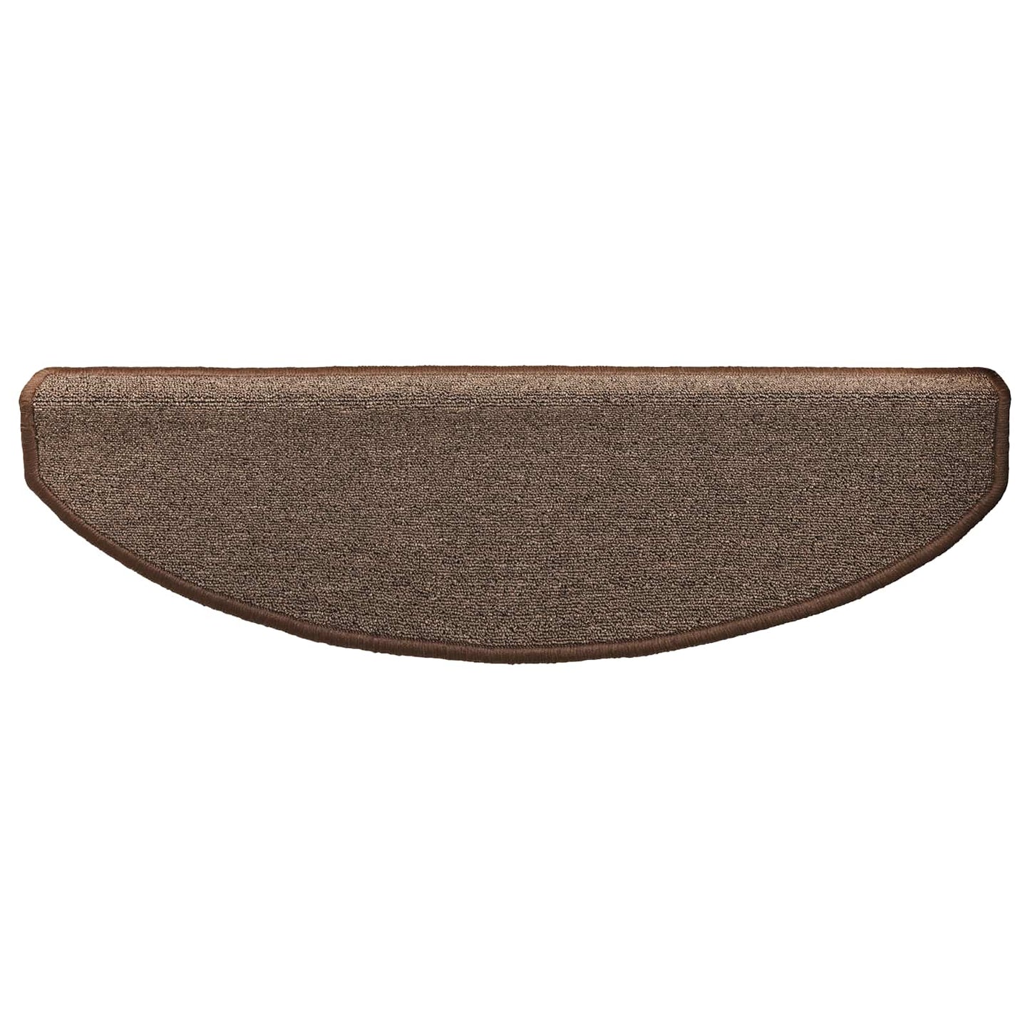 Self-adhesive Stair Mats 15 pcs Coffee Brown 80 x 24.5 x 3.5 cm