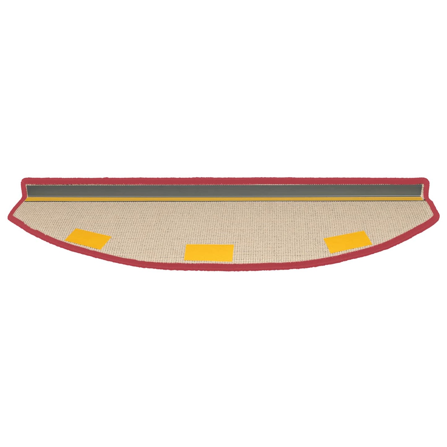 Self-adhesive Stair Mats 15 pcs Red 80 x 24.5 x 3.5 cm