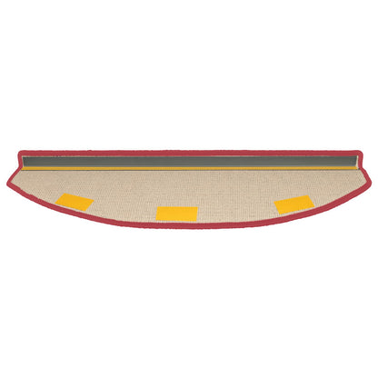 Self-adhesive Stair Mats 15 pcs Red 80 x 24.5 x 3.5 cm