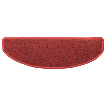 Self-adhesive Stair Mats 15 pcs Red 80 x 24.5 x 3.5 cm