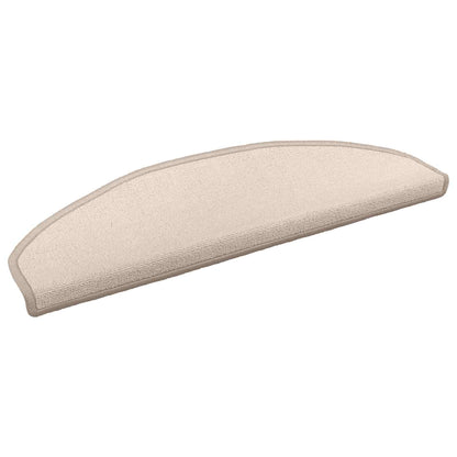 Self-adhesive Stair Mats 15 pcs Taupe 80 x 24.5 x 3.5 cm