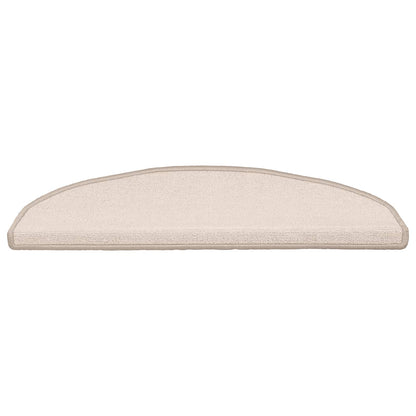 Self-adhesive Stair Mats 15 pcs Taupe 80 x 24.5 x 3.5 cm