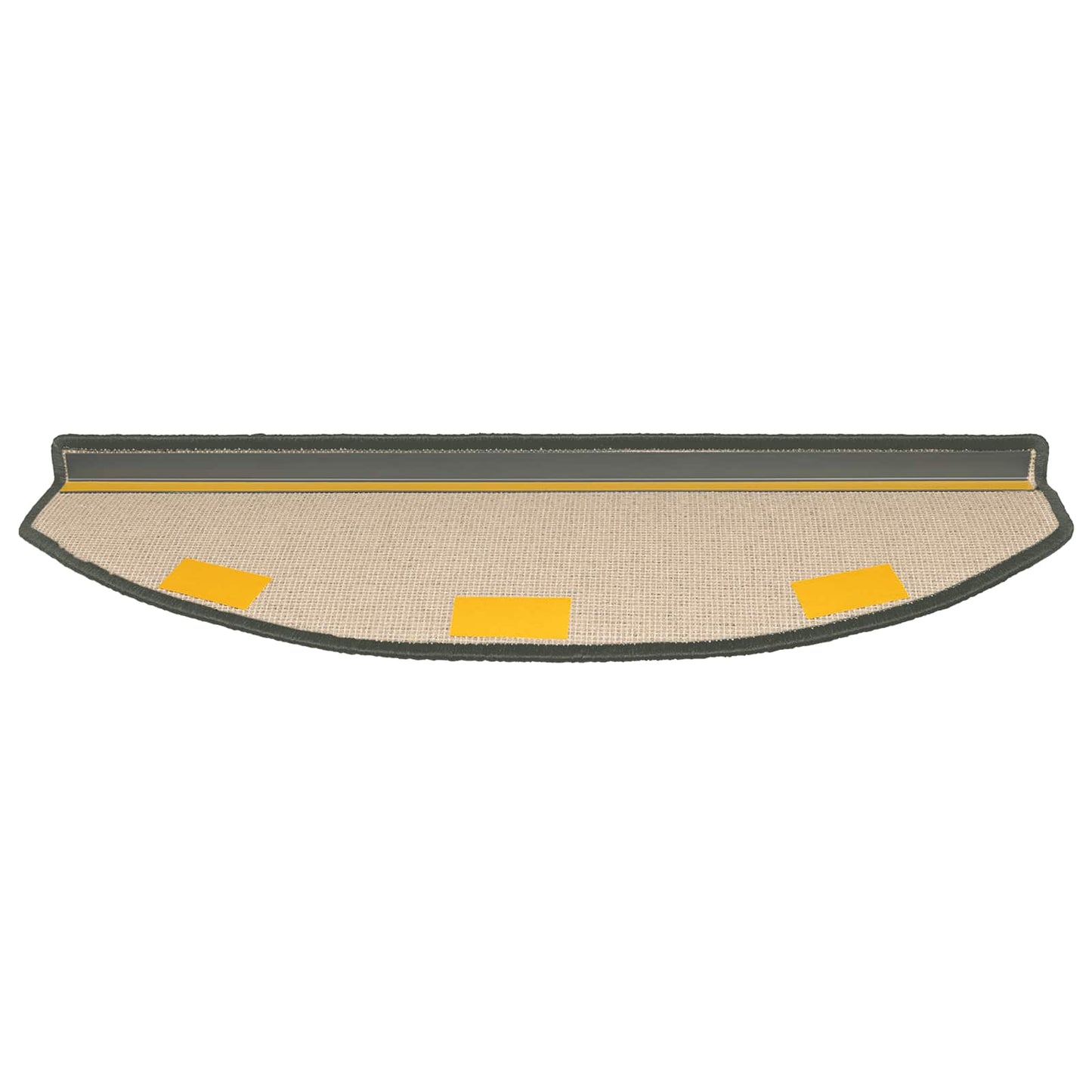Self-adhesive Stair Mats 15 pcs Dark Green 80 x 24.5 x 3.5 cm
