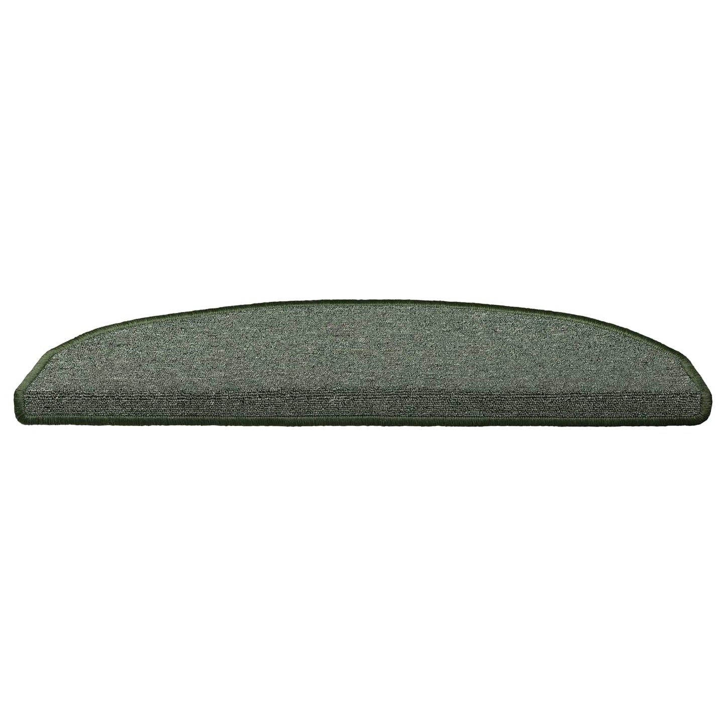 Self-adhesive Stair Mats 15 pcs Dark Green 80 x 24.5 x 3.5 cm