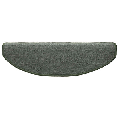 Self-adhesive Stair Mats 15 pcs Dark Green 80 x 24.5 x 3.5 cm