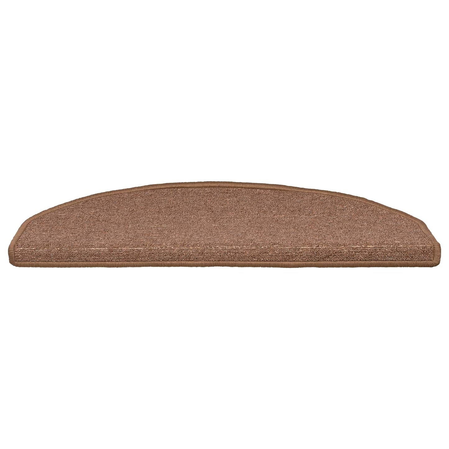 Self-adhesive Stair Mats 15 pcs Brown 80 x 24.5 x 3.5 cm