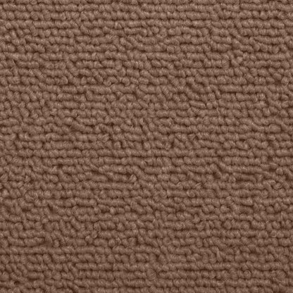 Self-adhesive Stair Mats 15 pcs Brown 80 x 24.5 x 3.5 cm