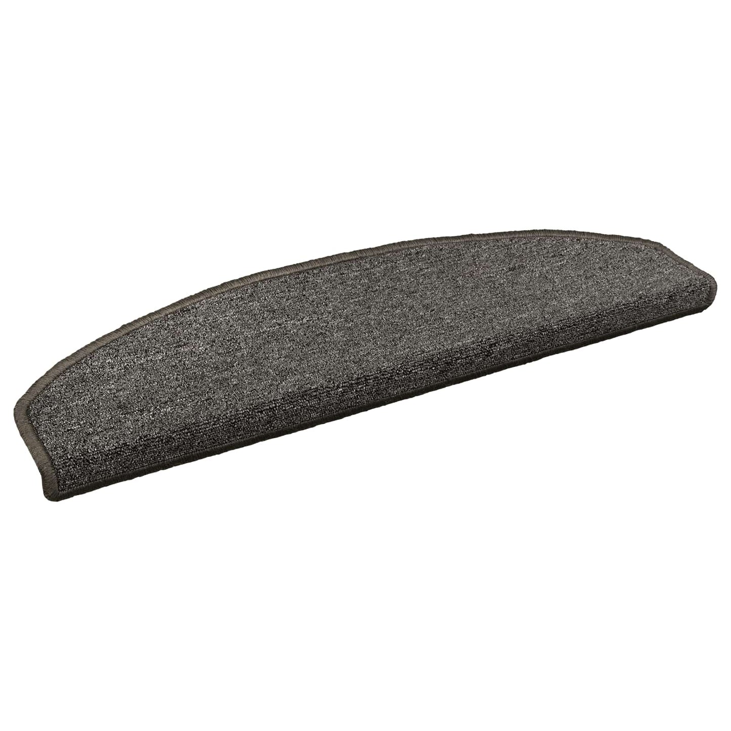 Self-adhesive Stair Mats 15 pcs Dark Grey 80 x 24.5 x 3.5 cm
