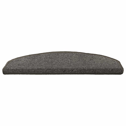 Self-adhesive Stair Mats 15 pcs Dark Grey 80 x 24.5 x 3.5 cm
