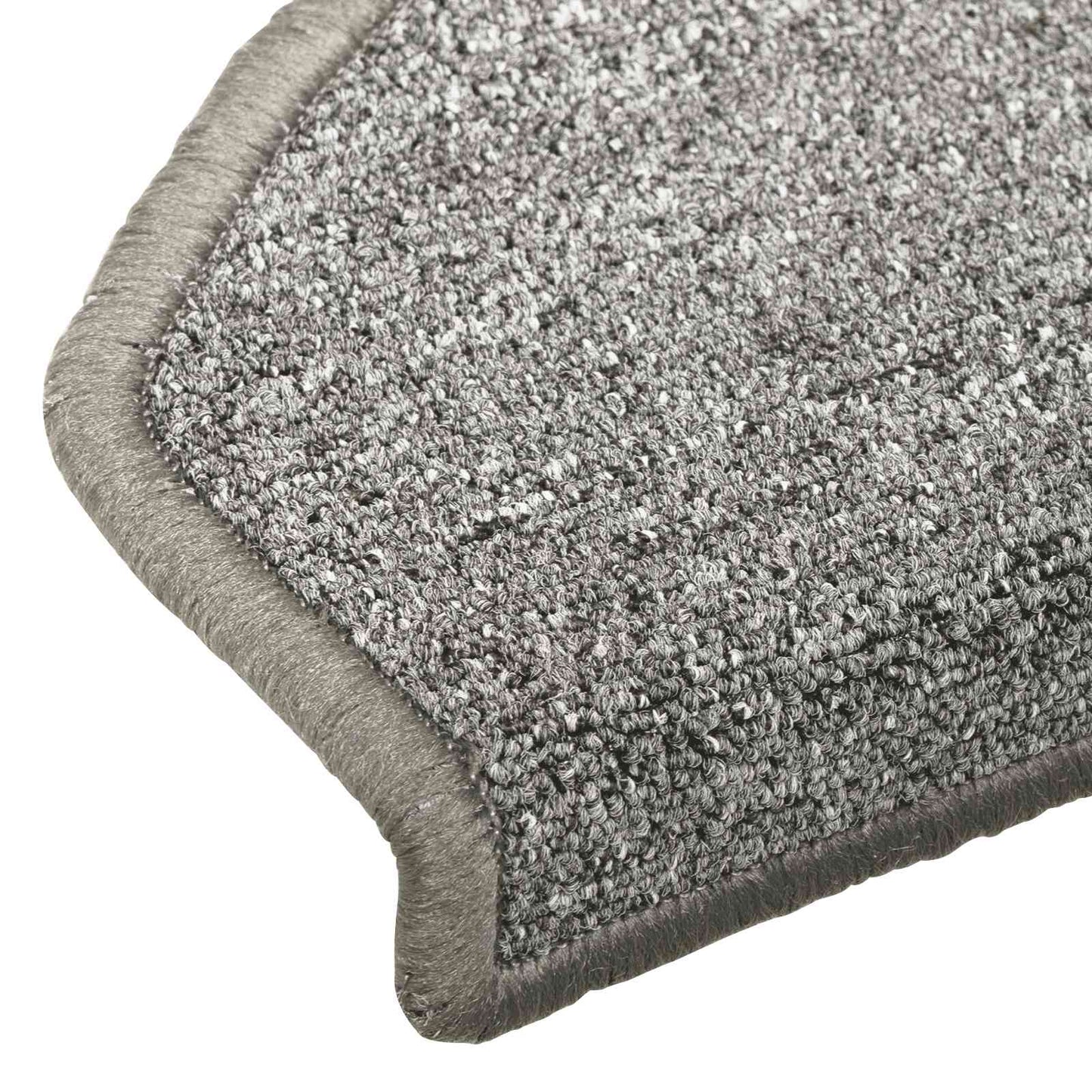 Self-adhesive Stair Mats 15 pcs Light Grey 80 x 24.5 x 3.5 cm