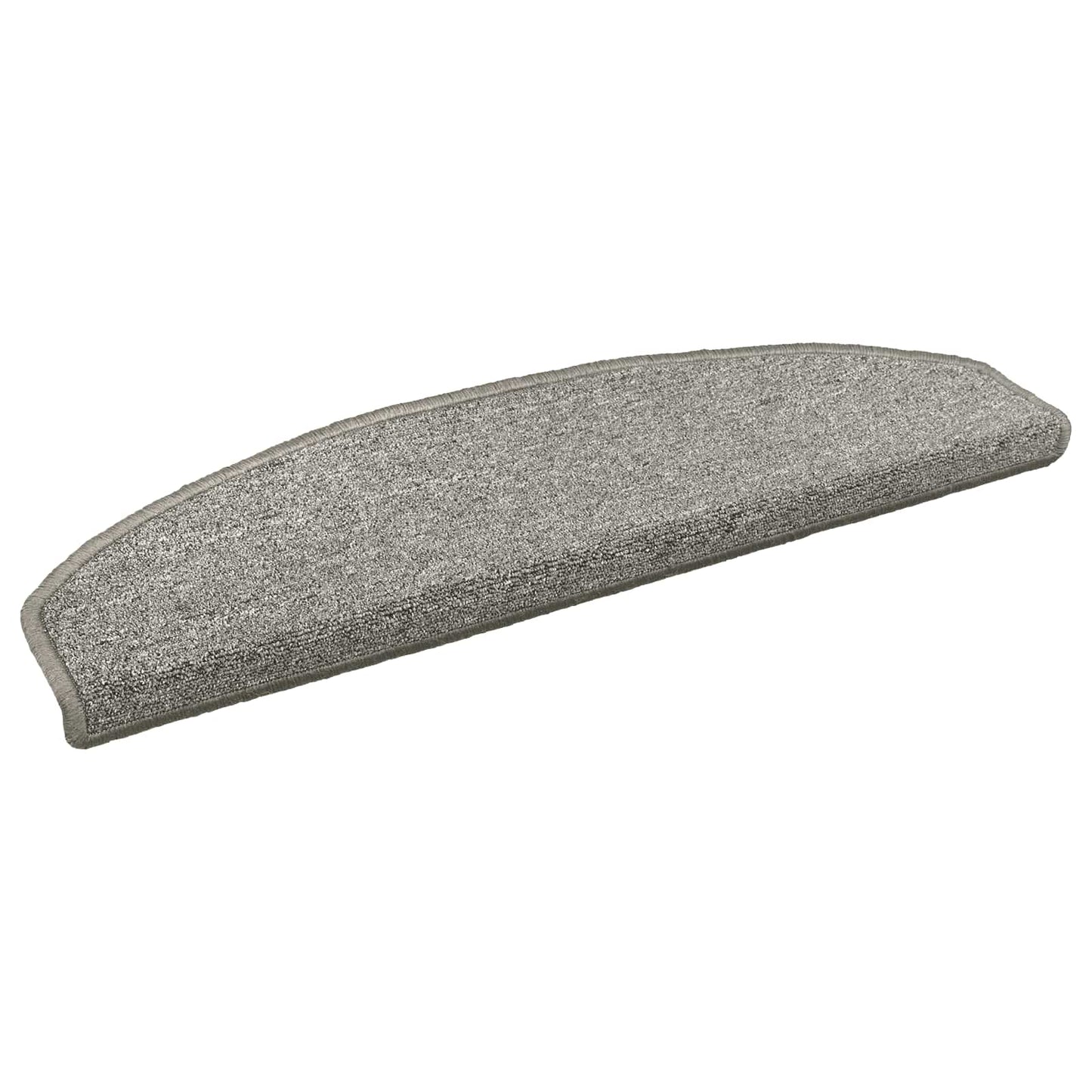 Self-adhesive Stair Mats 15 pcs Light Grey 80 x 24.5 x 3.5 cm