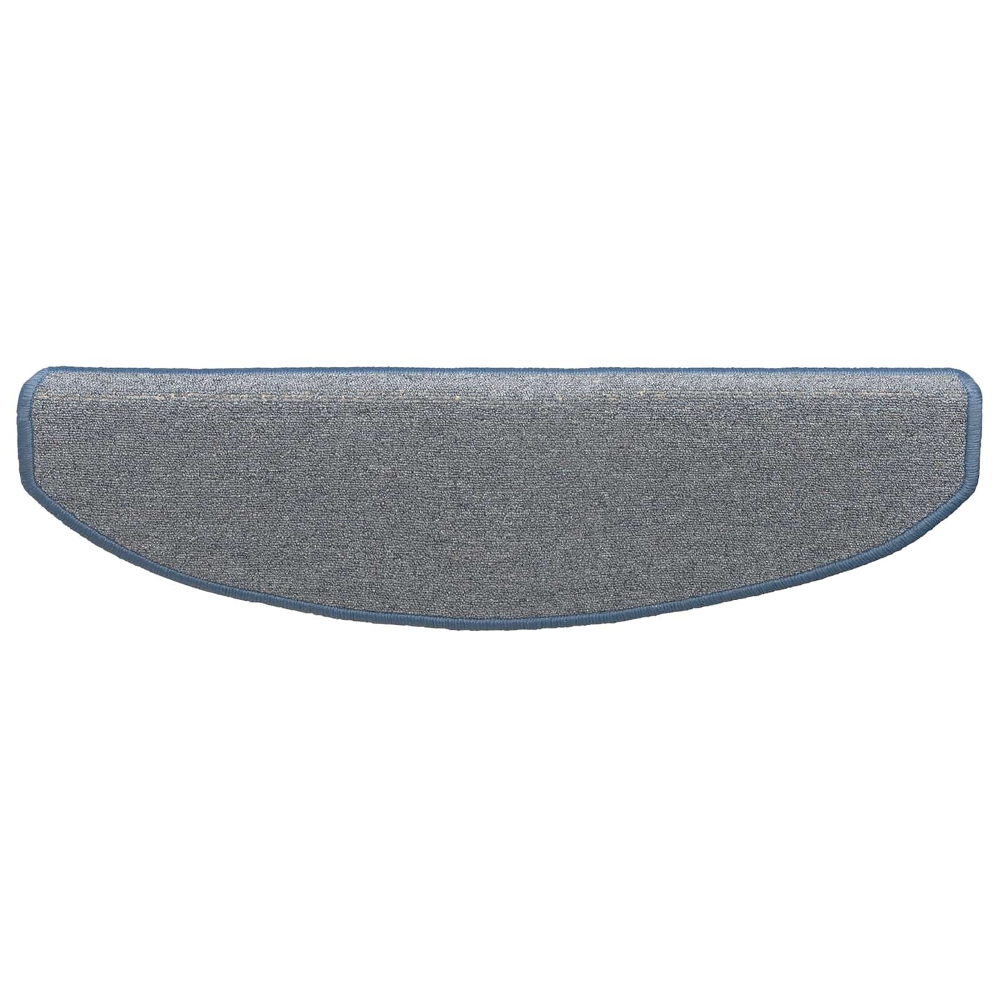 Self-adhesive Stair Mats 15 pcs Light Grey and Blue