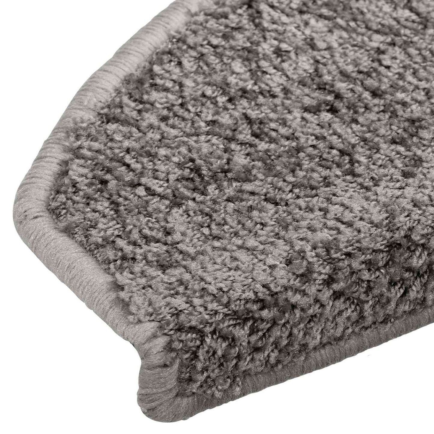 Self-adhesive Stair Mats 15 pcs Grey 80 x 24.5 x 3.5 cm
