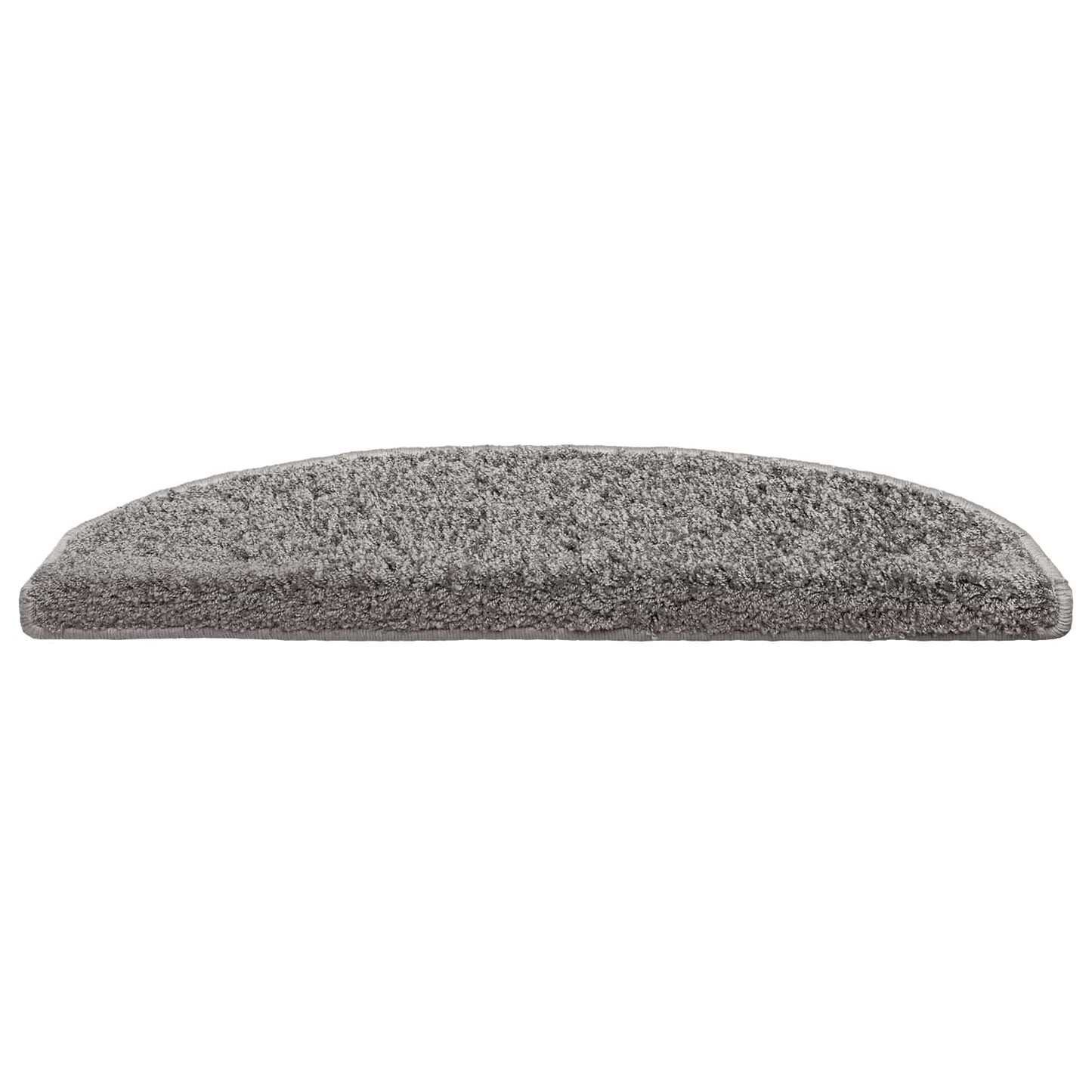 Self-adhesive Stair Mats 15 pcs Grey 80 x 24.5 x 3.5 cm