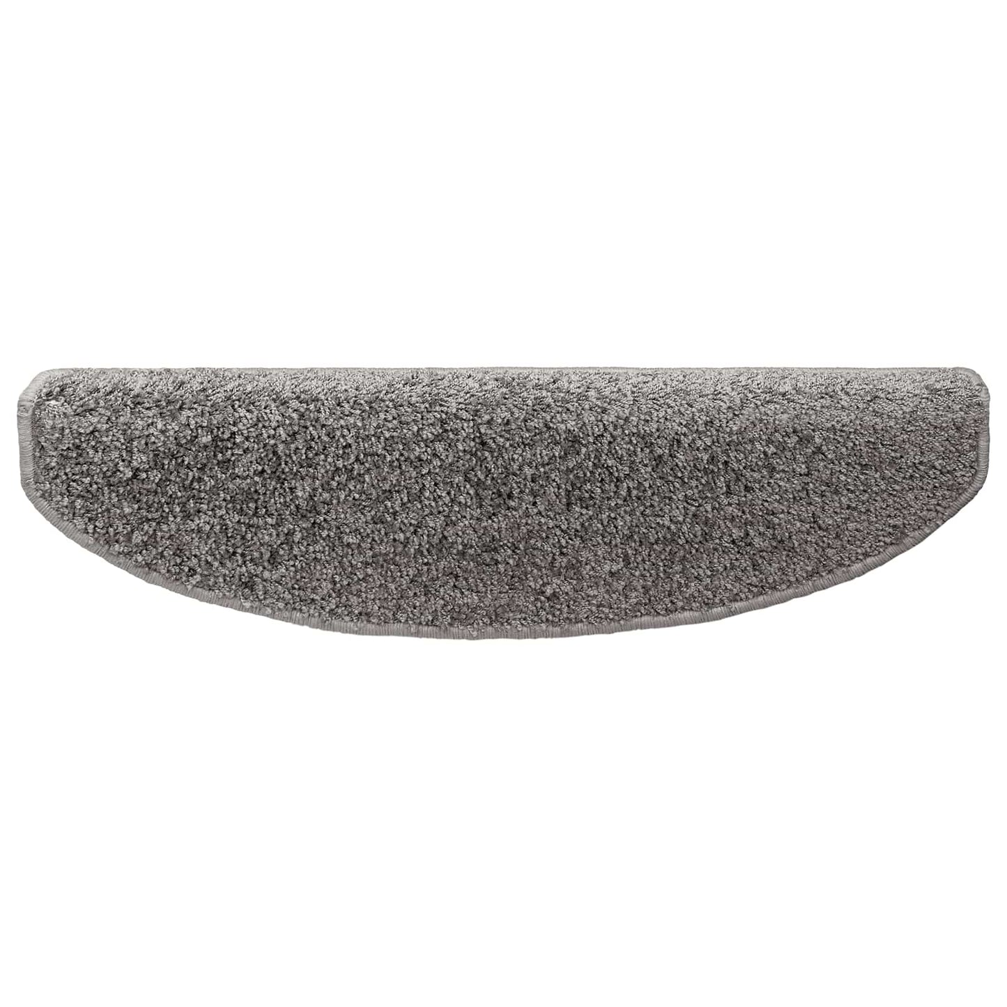 Self-adhesive Stair Mats 15 pcs Grey 80 x 24.5 x 3.5 cm