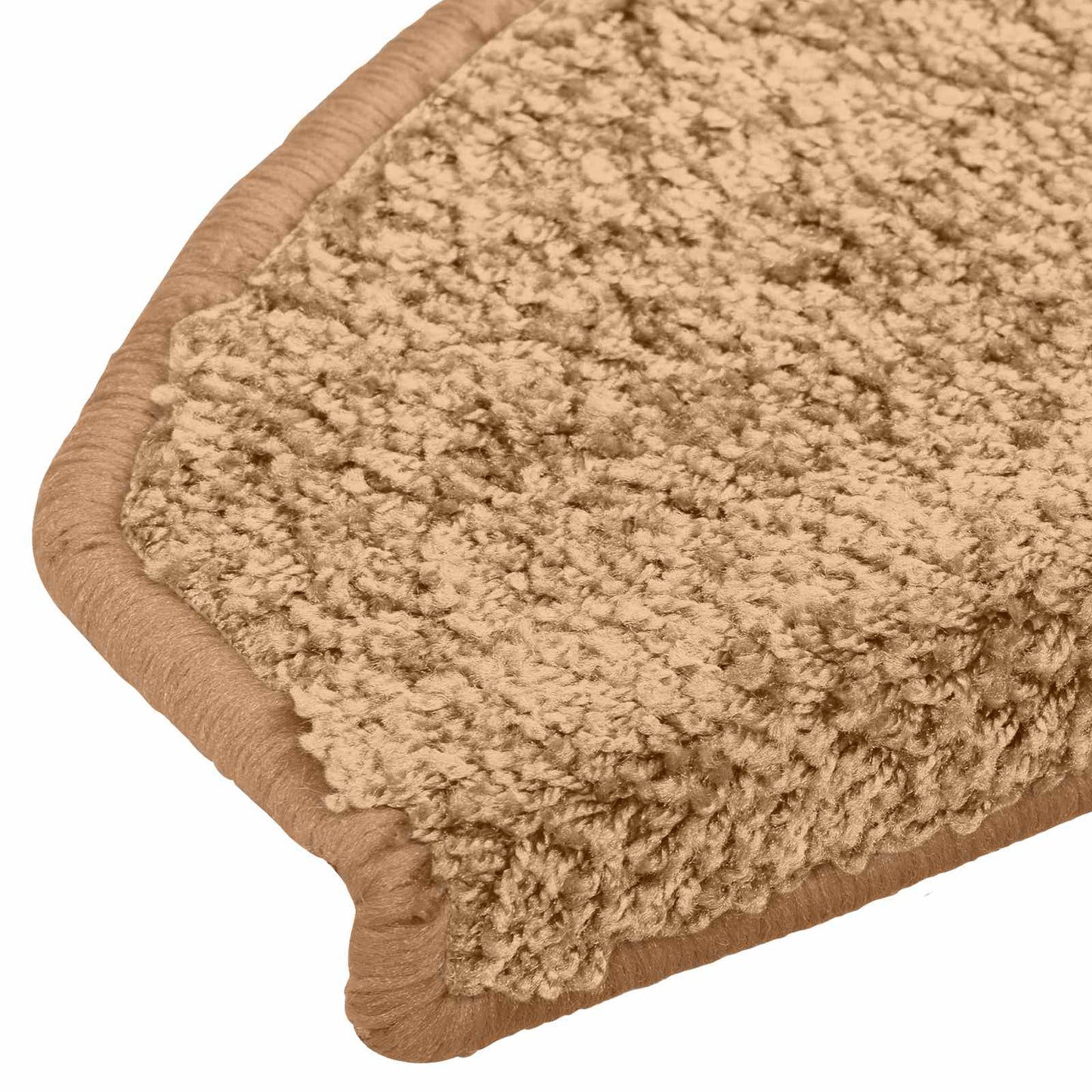 Self-adhesive Stair Mats 15 pcs Beige 80 x 24.5 x 3.5 cm