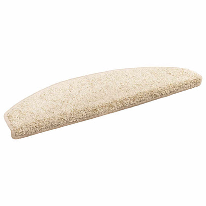Self-adhesive Stair Mats 15 pcs Light Brown 80 x 24.5 x 3.5 cm