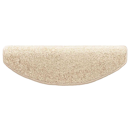 Self-adhesive Stair Mats 15 pcs Light Brown 80 x 24.5 x 3.5 cm