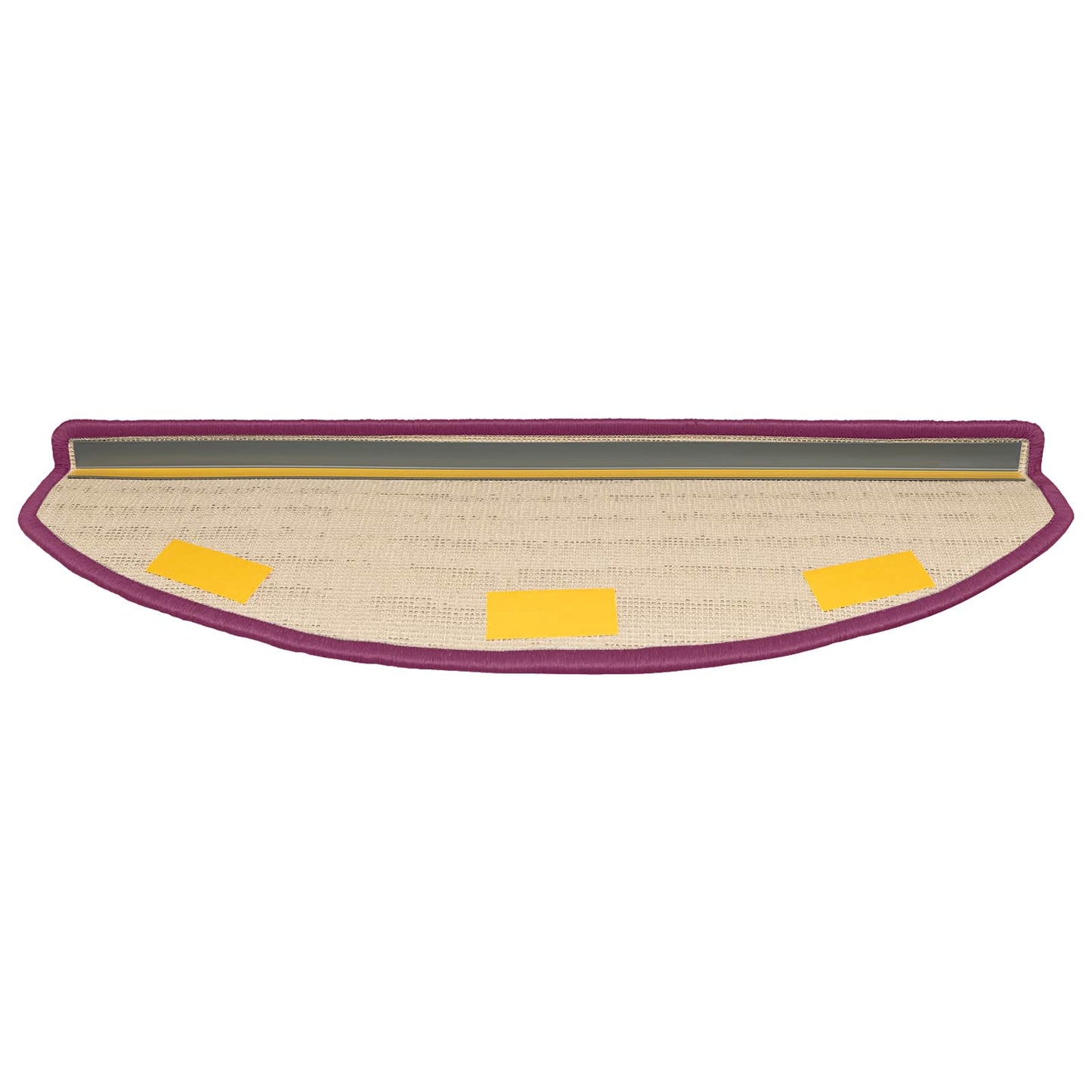 Self-adhesive Stair Mats 15 pcs Violet 80 x 24.5 x 3.5 cm