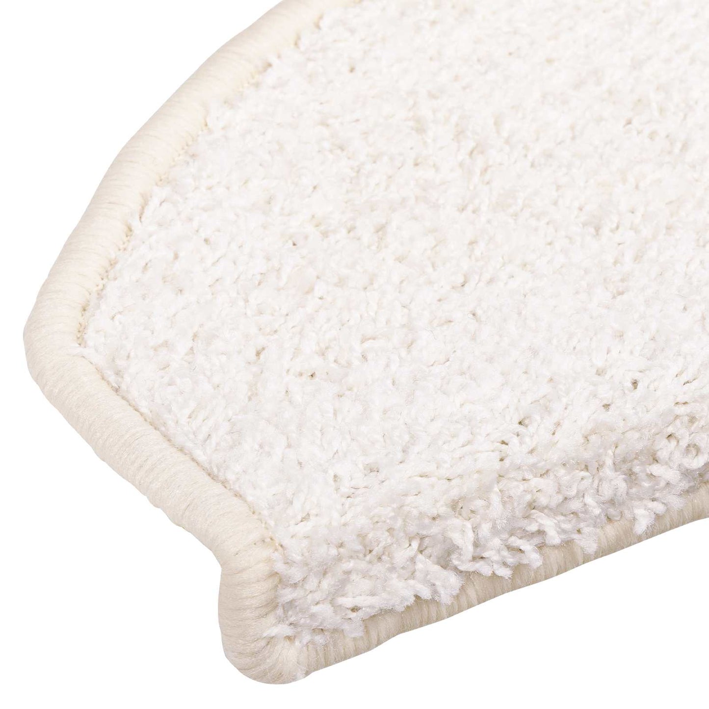 Self-adhesive Stair Mats 15 pcs White 80 x 24.5 x 3.5 cm