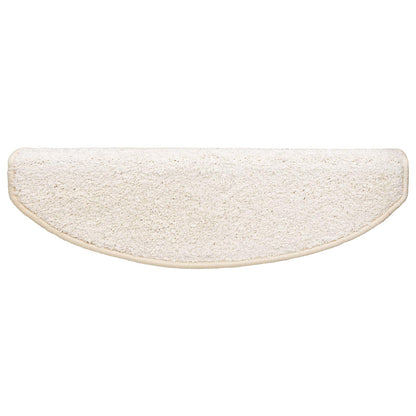 Self-adhesive Stair Mats 15 pcs White 80 x 24.5 x 3.5 cm