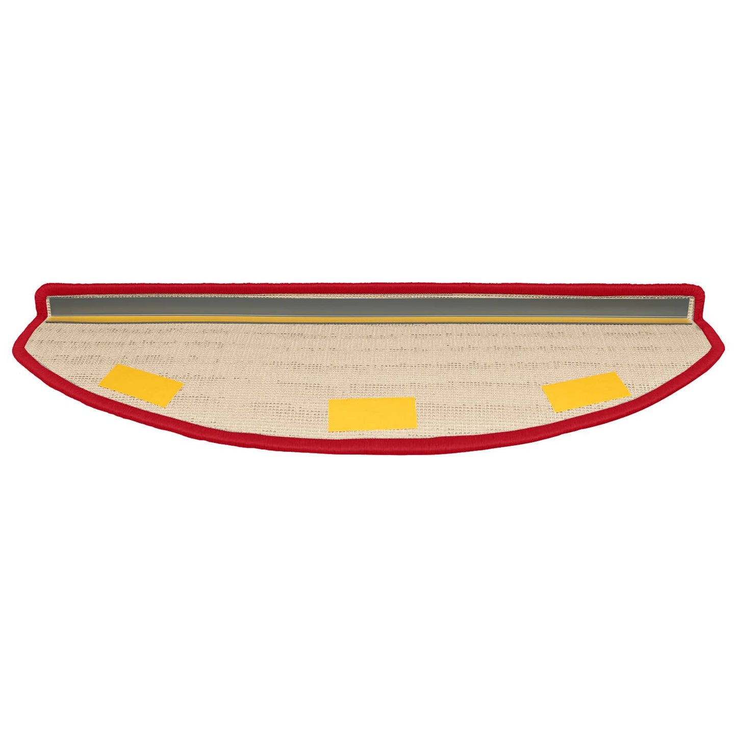 Self-adhesive Stair Mats 15 pcs Red 80 x 24.5 x 3.5 cm