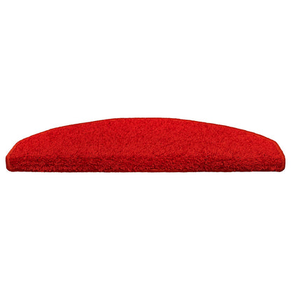 Self-adhesive Stair Mats 15 pcs Red 80 x 24.5 x 3.5 cm