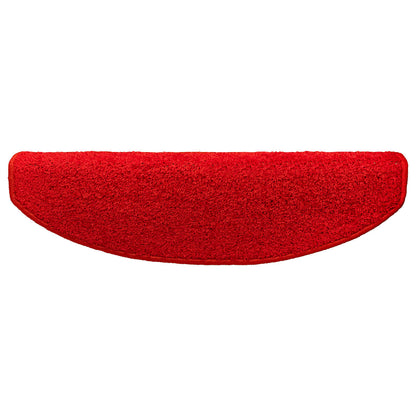 Self-adhesive Stair Mats 15 pcs Red 80 x 24.5 x 3.5 cm